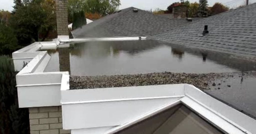 Is Your Flat Roof Draining Properly
