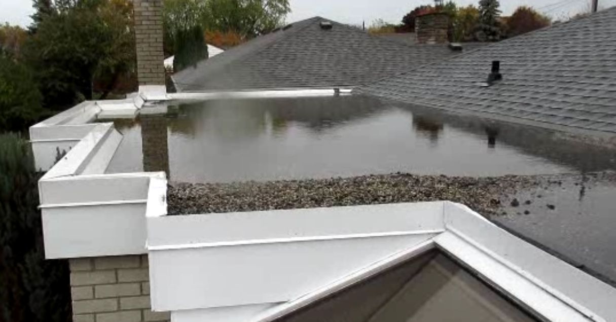 Is Your Flat Roof Draining Properly? Here’s What to Look For