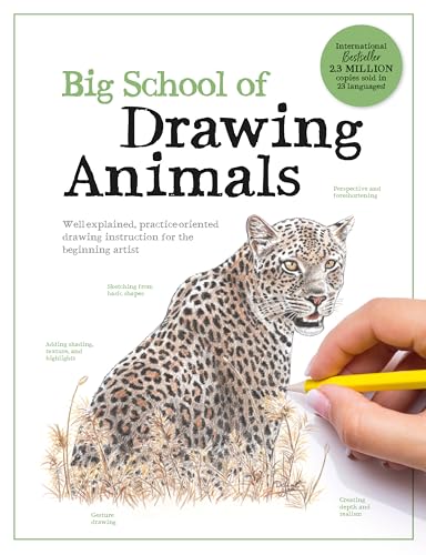 Big School of Drawing Animals” offers clear, practice-focused instruction designed specifically for beginner artists. Download the concise version here